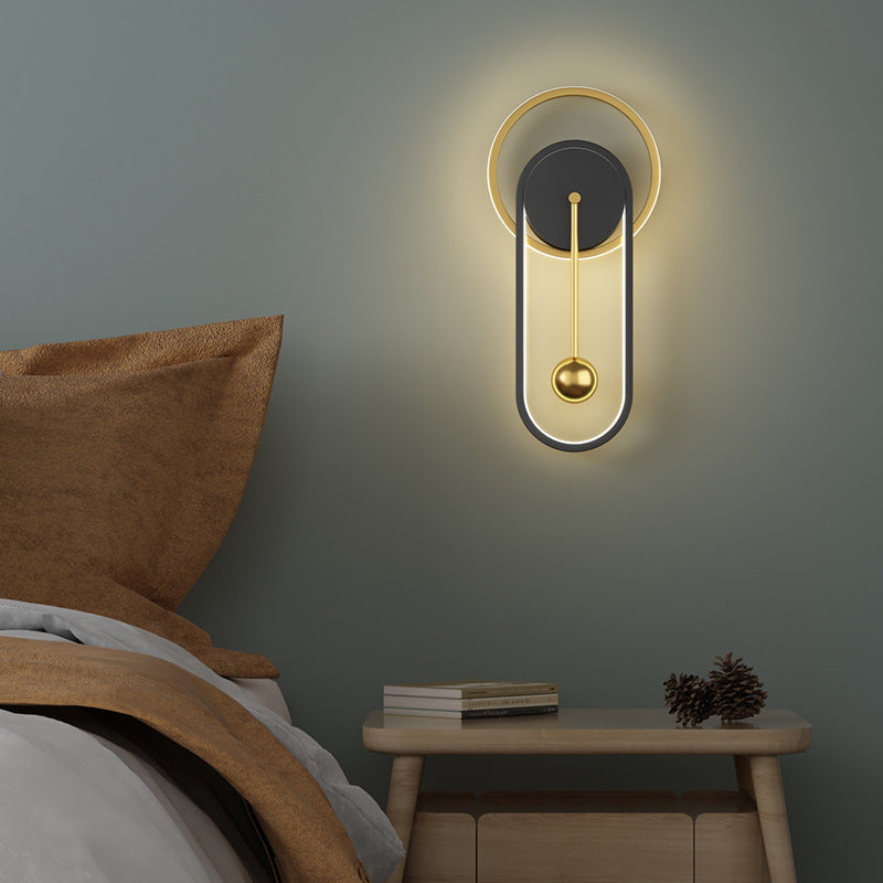 RYNX | Nordic Minimalist Silent Clock Wall Lamp