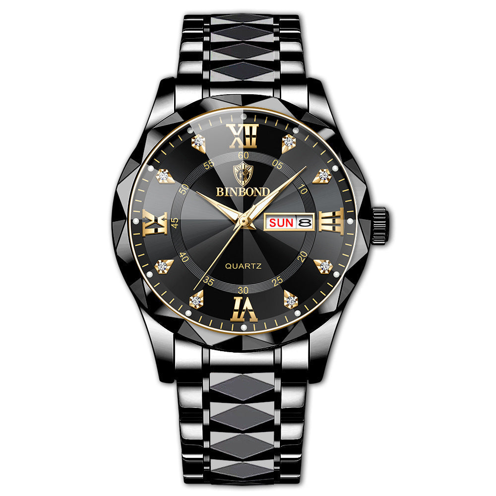 Rynx | Waterproof Luminous Dual Calendar Watch Men
