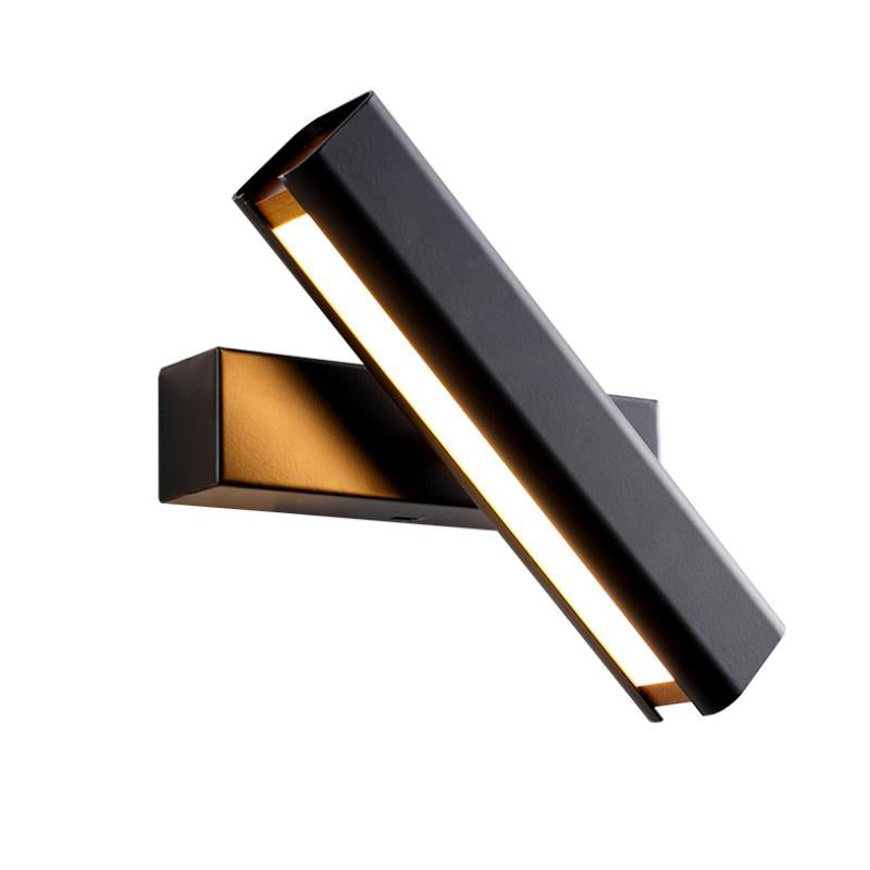 Rynx | Aqsa Modern LED Wall Lamp Indoor Reversible Rectangular Metal/Wood Living Room