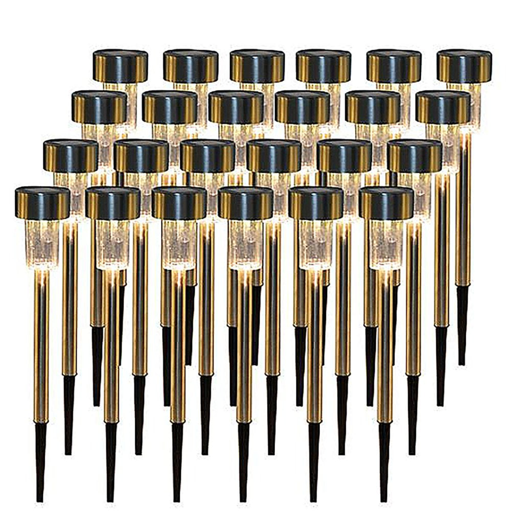 Rynx | Stainless Steel Outdoor Solar Light for Path - Waterproof, LED Landscape Lighting Solar Powered Lights Solar Garden Lights for Walkways Patio Garden