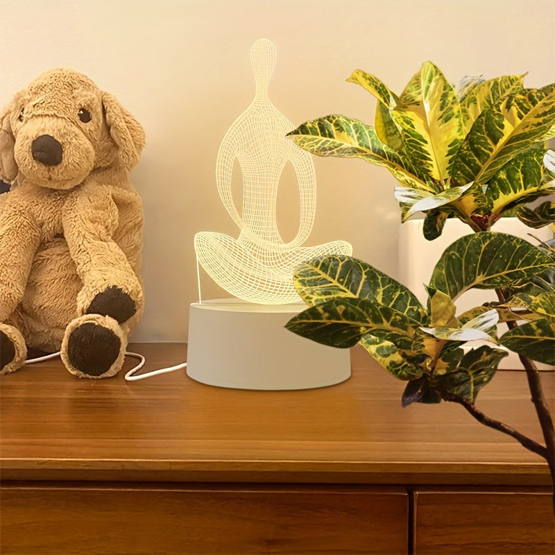 Rynx | ZenLight - 3D Yoga Night Lamp with USB Connection
