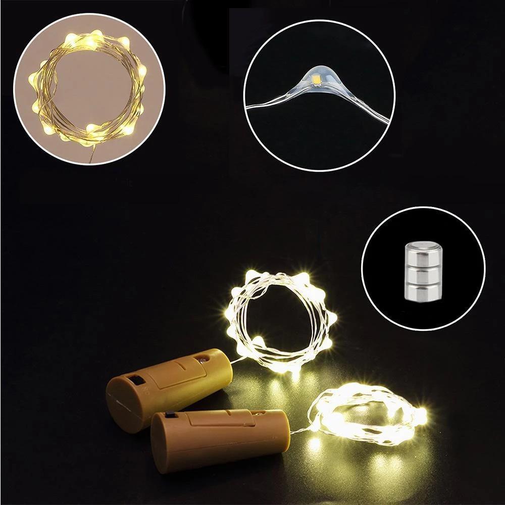 Rynx | LED bottle light cork night light DIY decor