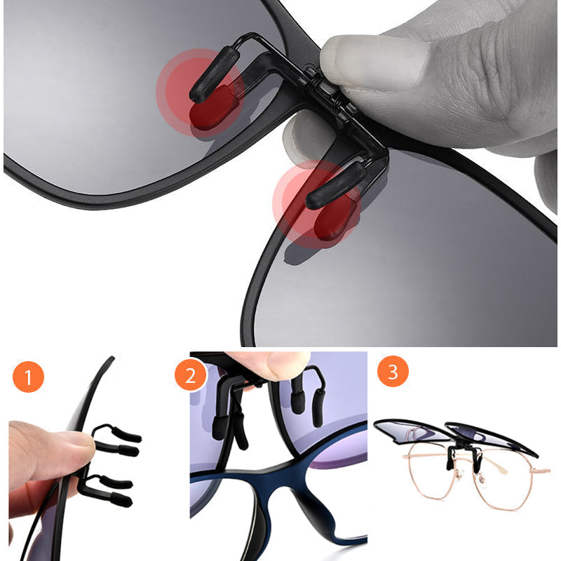 RYNX | New Polarized Clip-On Foldable Sunglasses