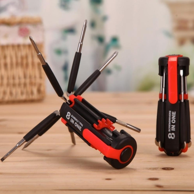Rynx | 8-in-1 screwdriver with LED flashlight