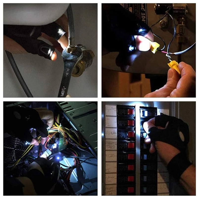 Rynx | Comfortable LED gloves with waterproof lights