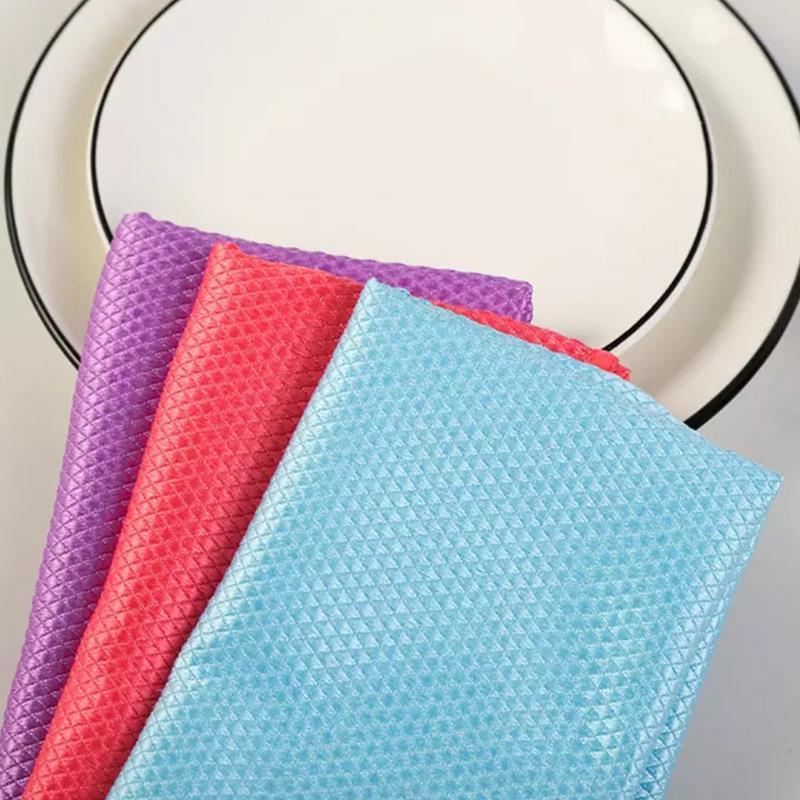 Rynx | Fish scale microfiber polishing cleaning cloth