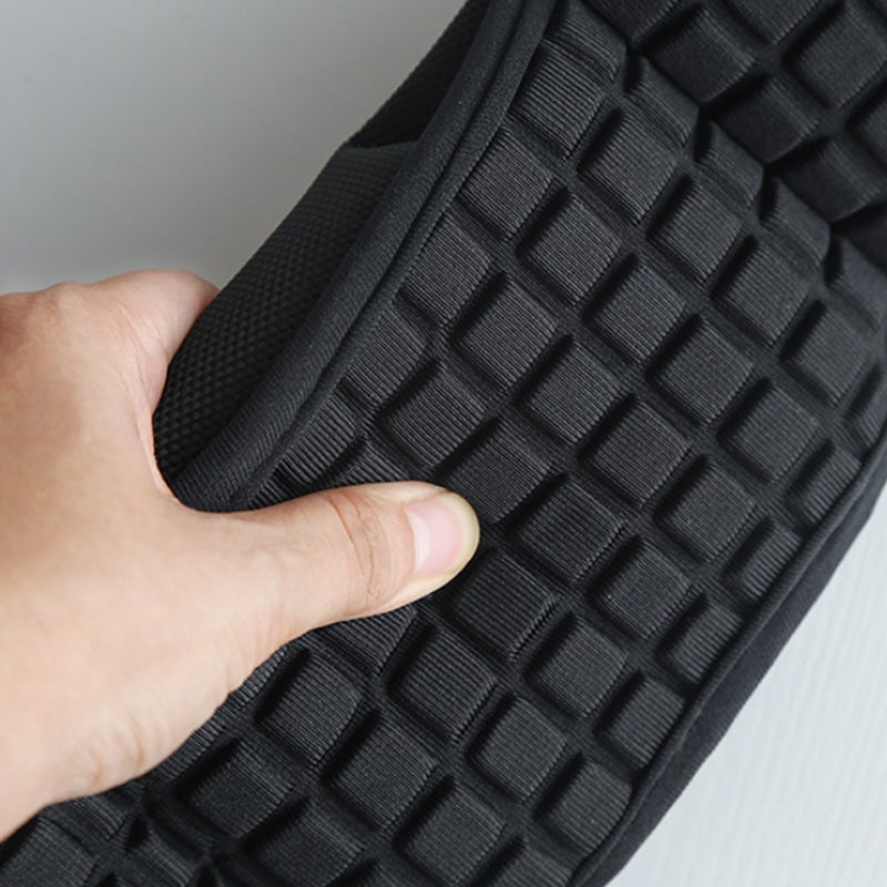 Rynx | Elastic Wide Black Guitar Strap