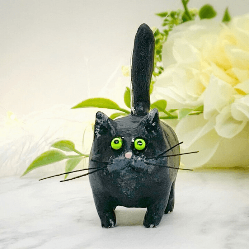 Rynx | Unique Handmade Cat Christmas Ornament - Purrfect Party Hangers