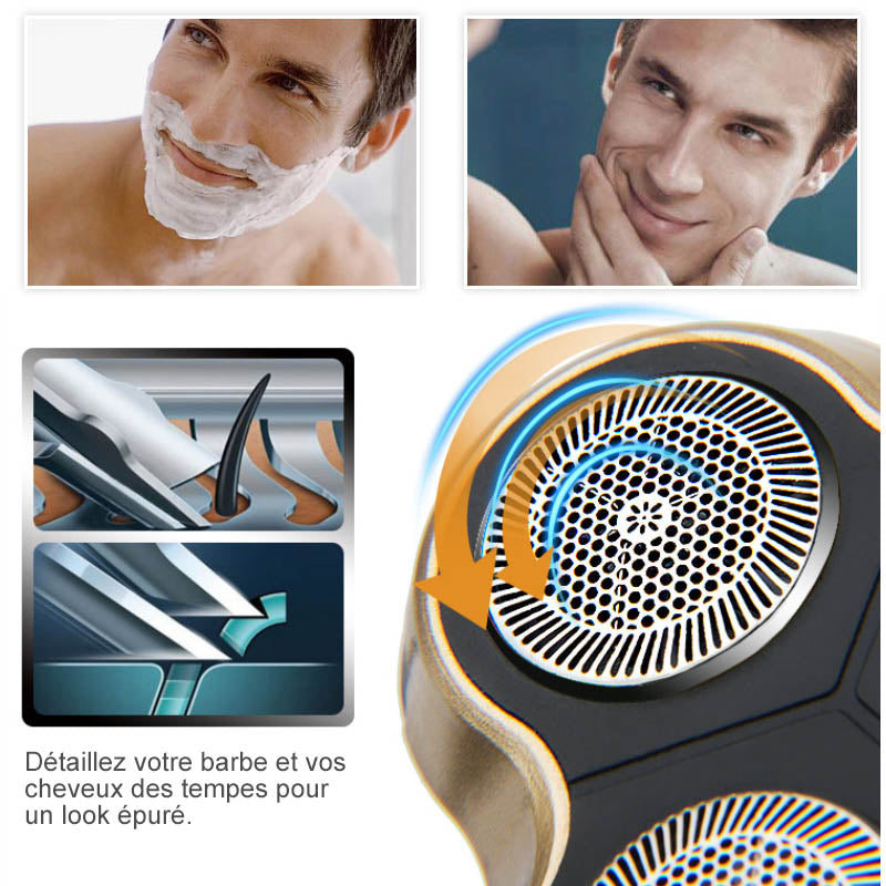 Rynx | 3-in-1 rechargeable multifunctional shaver for men