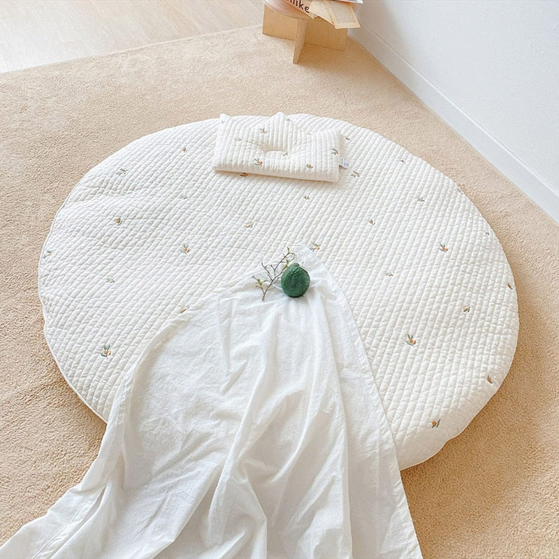 RYNX | Bear Embroidery Baby Crawling Mat
