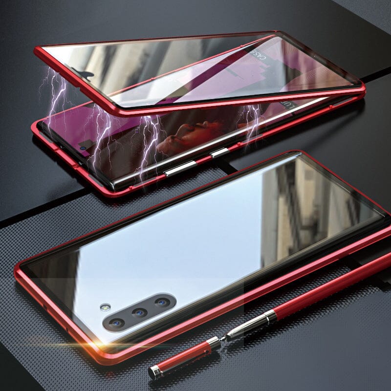 Rynx | Magnetic tempered glass double-sided phone case for Samsung