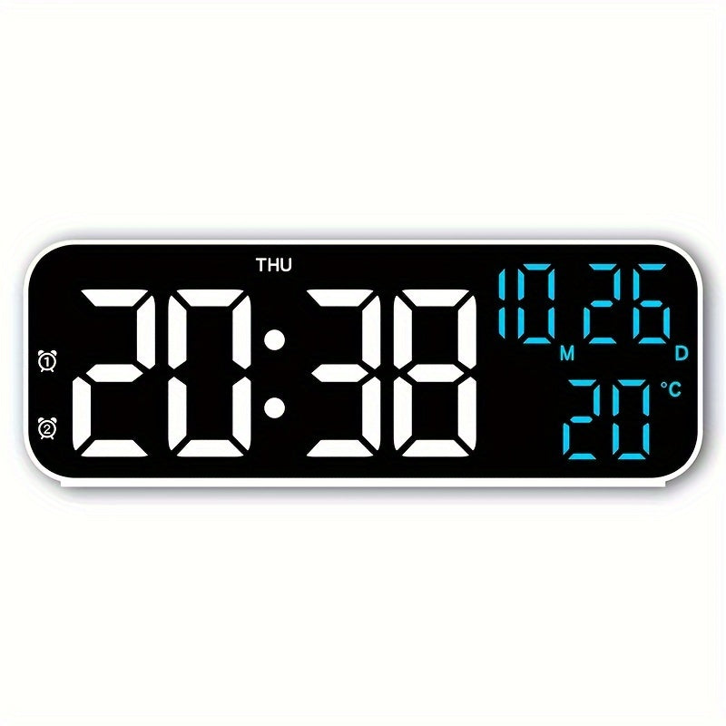 Rynx | DeskTime - Digital USB Desk Clock with Date and Temperature Display