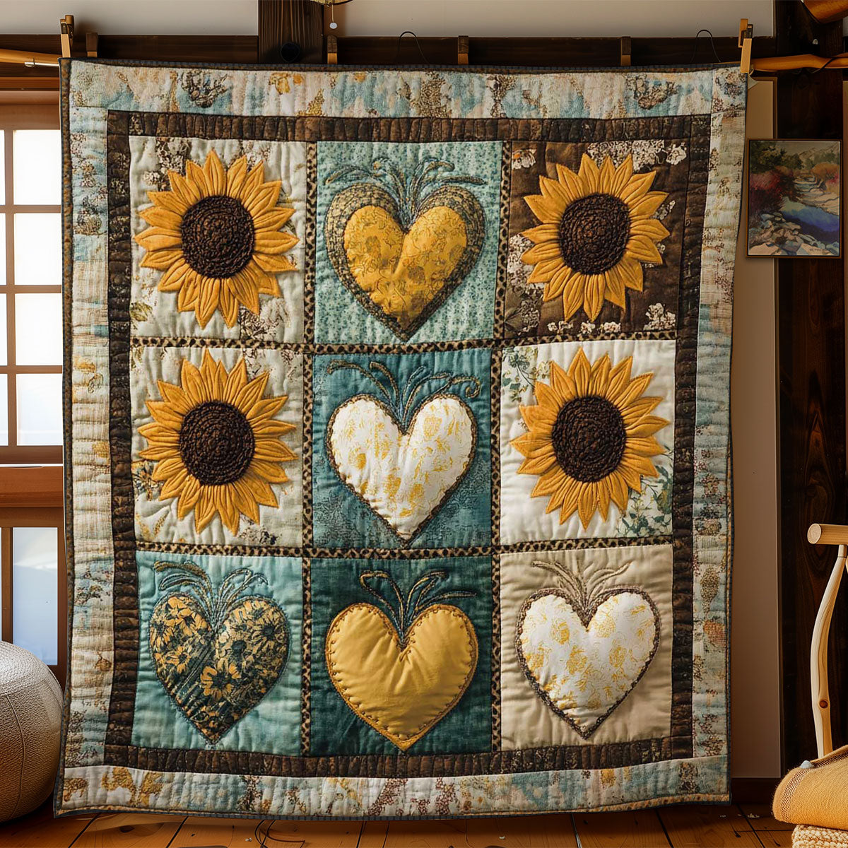 Rynx | Heart of the Sunflower Quilt