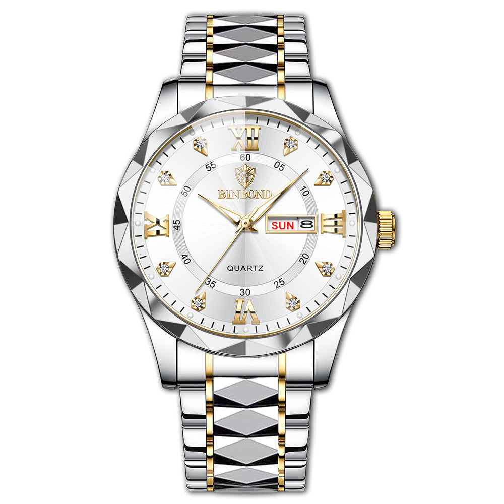 Rynx | Waterproof Luminous Dual Calendar Watch Men