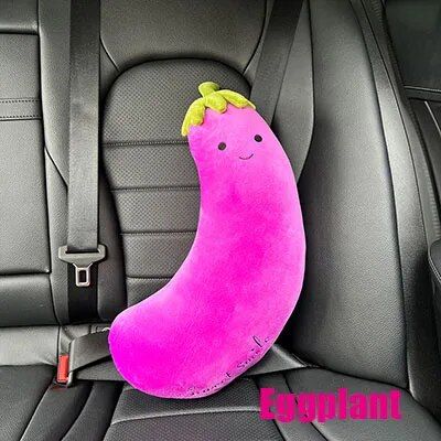 Rynx | Plush Cartoon Animal Car Seat Belt Covers for Kids: Universal Shoulder Padding Protector