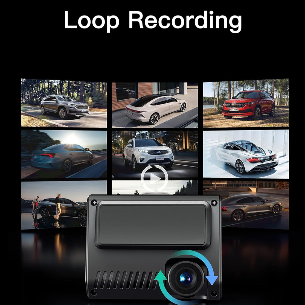 Rynx | 4K Dash Cam 2160P, WiFi with dedicated car charger, free 64GB SD card