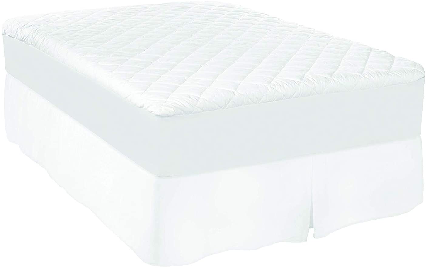 Rynx | Sealy Luxury 100% Cotton Fitted Mattress Protector, Full, White