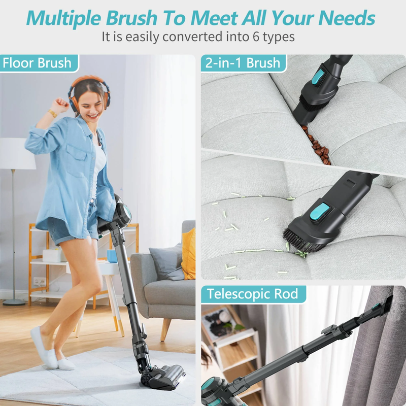 Rynx | Lightweight cordless vacuum cleaner with strong suction power