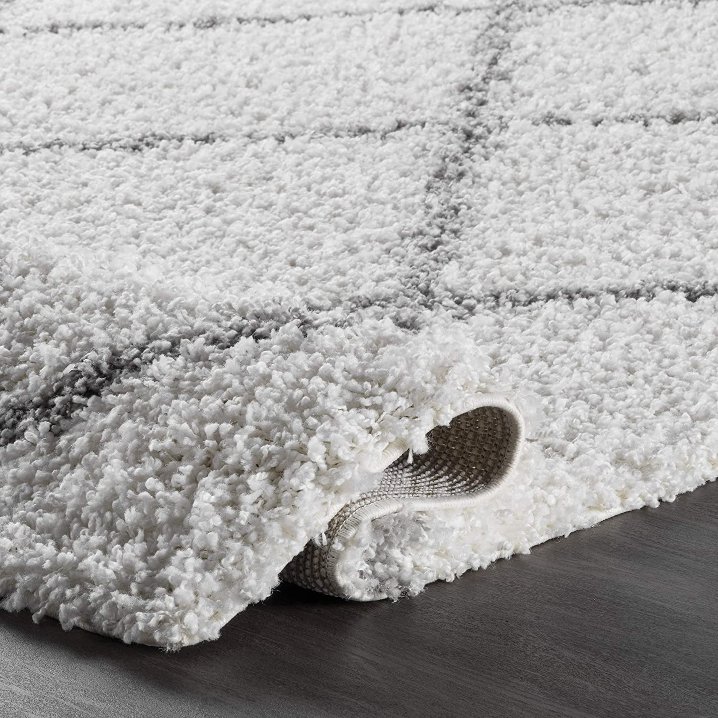 Rynx | nuLOOM Tess Cozy Soft & Plush Modern Accent Rug, 2' x 3', White