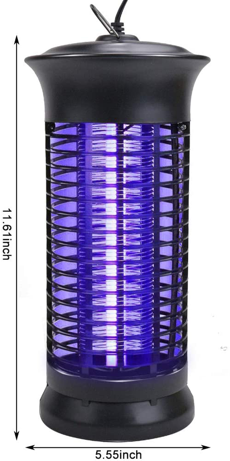 Rynx | Bug Zapper Electric Indoor Insect Killer Hanging UV Light | Mosquito Killer Bug Fly Pest Attracting Trap Zapper Lamp with Powerful 1000V Grid for Indoor Home Bedroom, Kitchen, Office