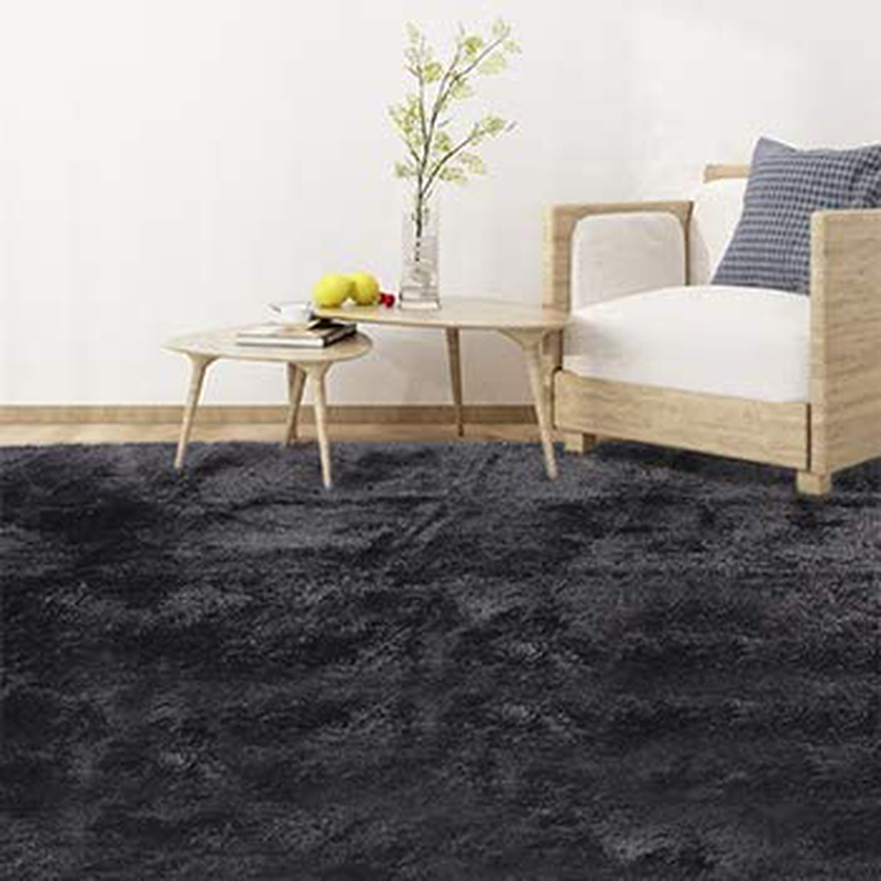 Rynx | 5X8 Navy blue area rugs for the living room Super soft floor fluffy rug Naturally comfortable thick fur mat Princess girls room rug (5x8 feet, navy blue)