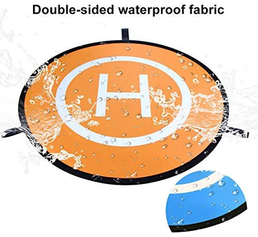 Rynx | KINBON Drone Landing Pads, Waterproof 30'' Universal Landing Pad Quick Board Double-Sided Quadcopter Landing Pads for RC Drones Helicopter DJI Spark Mavic Pro Phantom 2/3/4 Pro Inspire 2/1 3DR Solo
