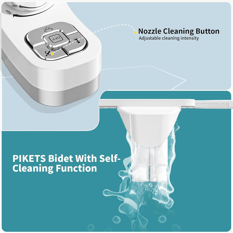 Rynx | Dual Duskebidett Mount for Toilet - Adjustable