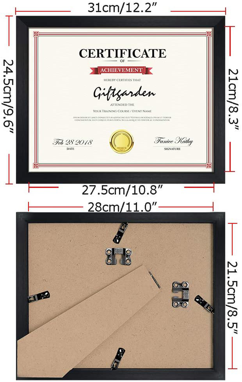 Rynx | Giftgarden 4x6 Picture Frames Set of 7, Multi 4 x 6 Frame for Wall or Table Display, Black