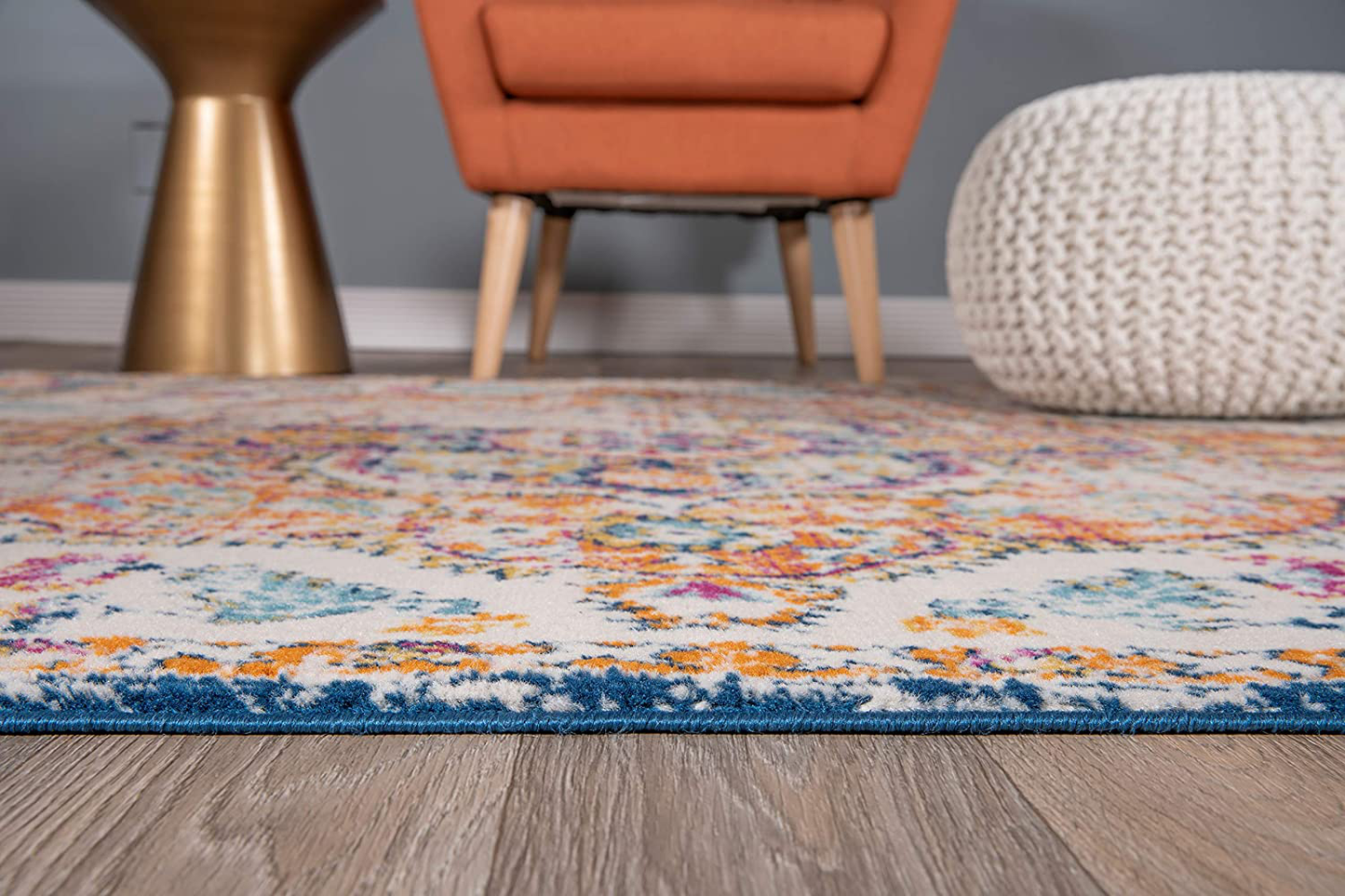 Rynx | Rugshop Vintage Distressed Bohemian Area Rug 2' x 3' Multi