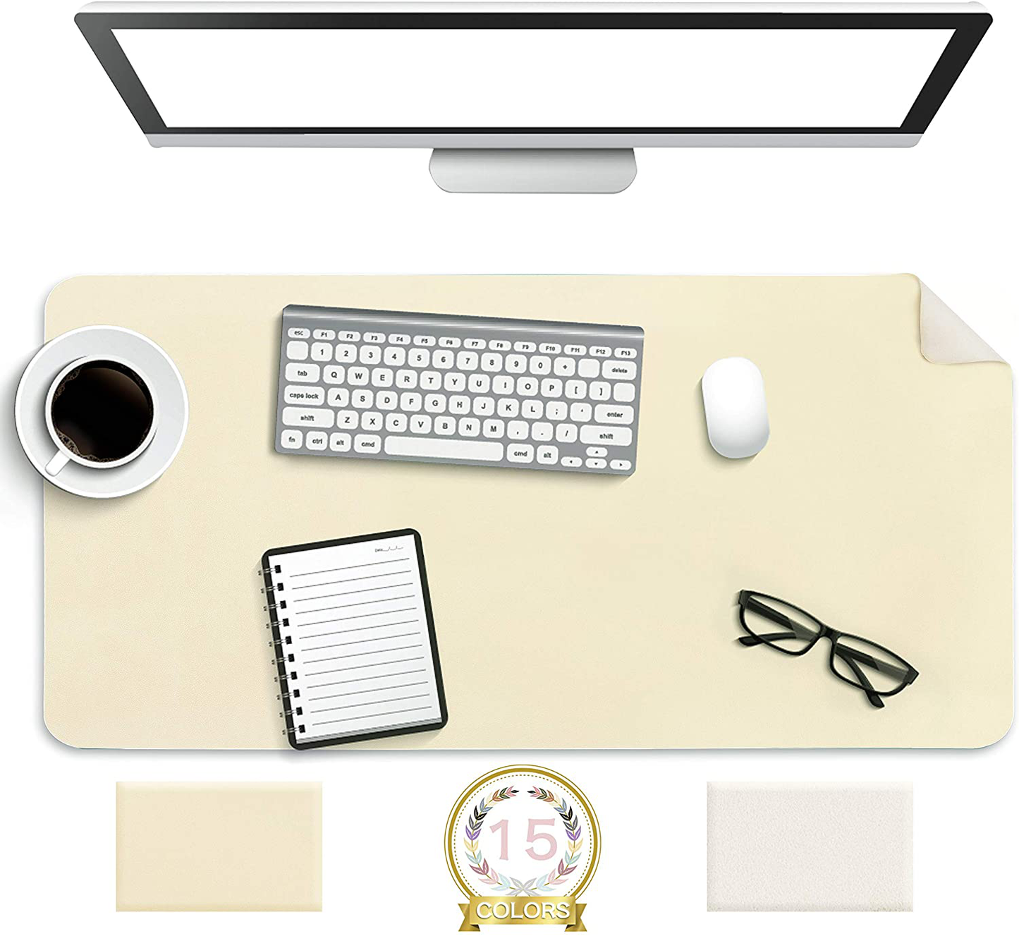Rynx | Desk Pad Protector, Anti-Slip Thin Mouse Pad For Computers, Office Desk Accessories Laptop Waterproof Desk Protector For Office Decor And Home