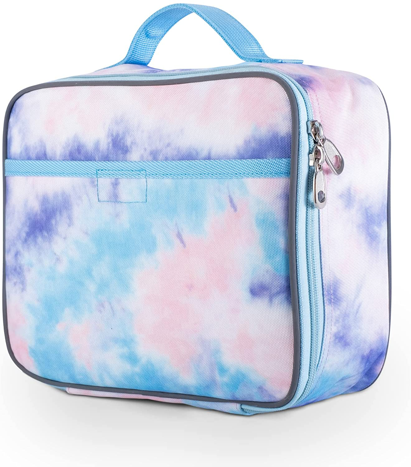 Rynx | Fenrici Tie Dye Lunch Box For Boys, Girls, Kids Insulated Lunch Bag, Soft Room, Spacious, BPA Free, Food Safe, 10.8in X 9.2in X 3.8in (Indigo Blue Tie Dye)