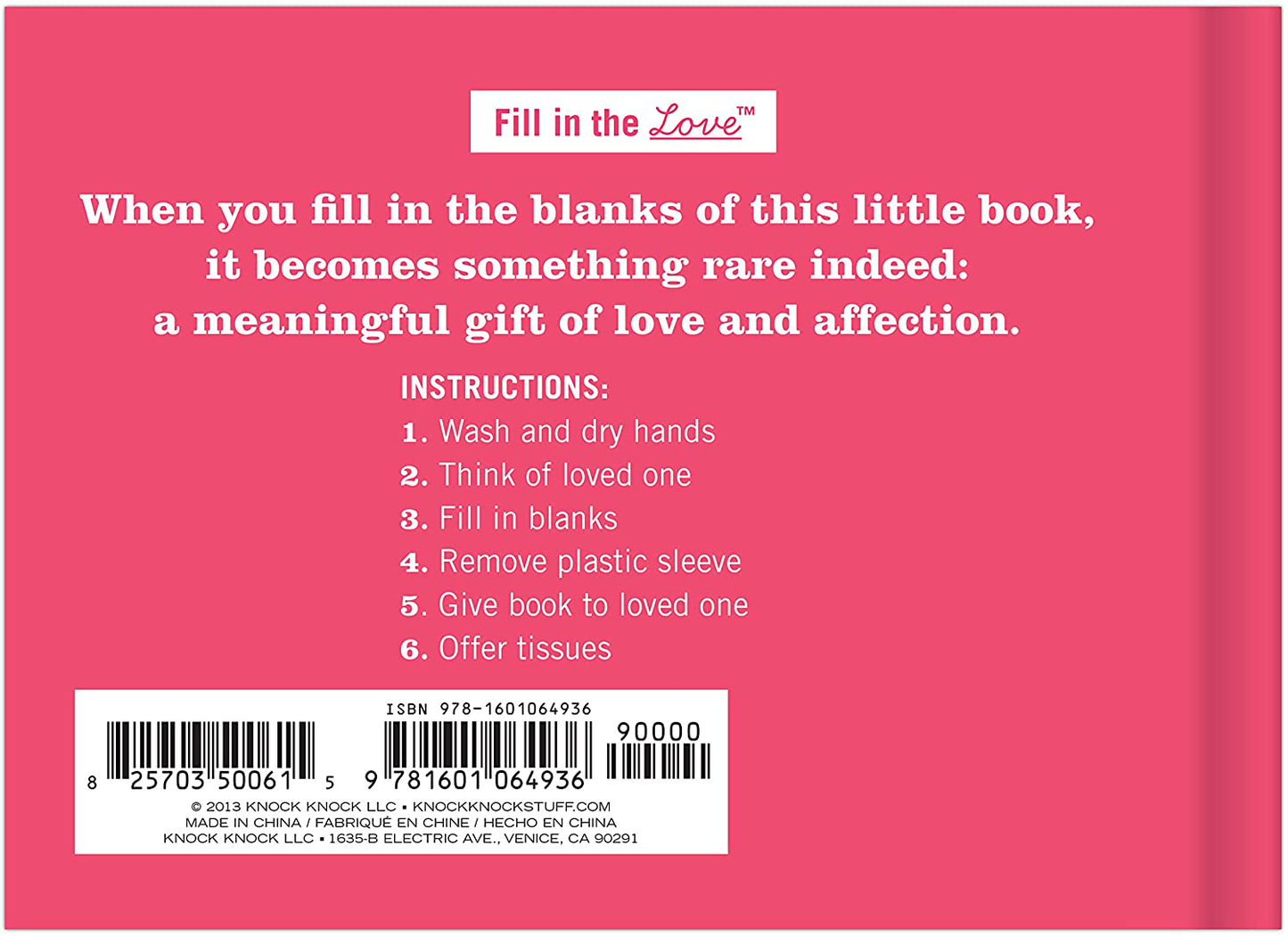 Rynx | Knock Knock What I Love about Grandma Fill in the love book Fill-in-the-blank gift journal, 4.5 x 3.25 inches & What I Love about You Fill in the love book gift journal, 4.5 x 3.25 inches