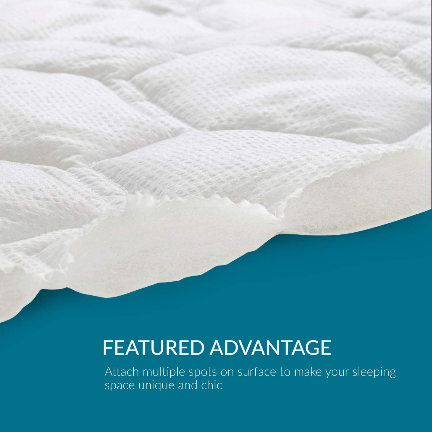 Rynx | Bedsure Full Size Mattress Pad Deep Pocket - Quilted Mattress Cover for Double Bed PillowTop Mattress Protector, Fitted Sheet Mattress Cover, 54x75 inches, White