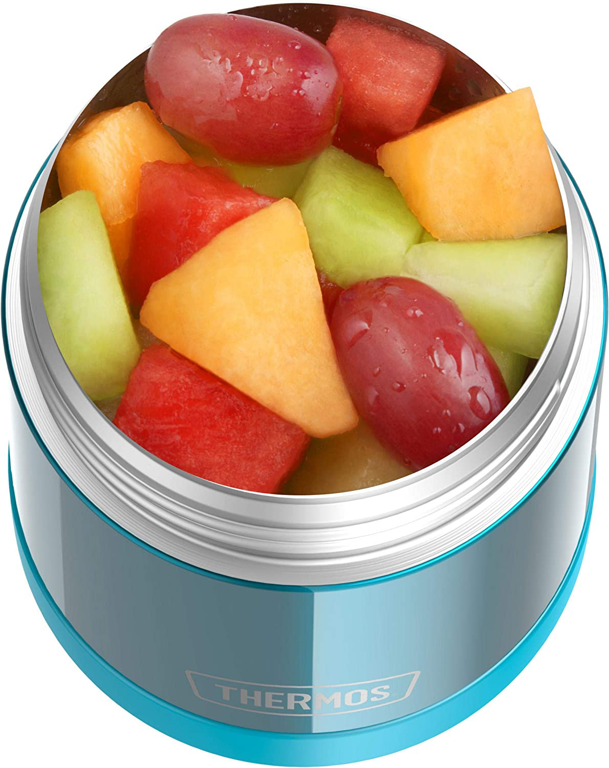 Rynx | THERMOS FUNTAINER 10 Ounce Stainless Steel Vacuum Insulated Children's Food Container with Collapsible Spoon, Navy Blue