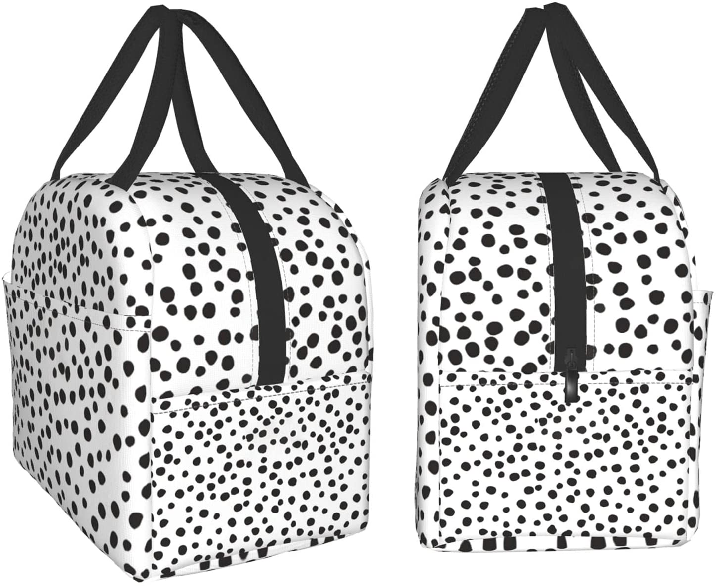Rynx | Simple Insulated Lunch Bags For Women Men, Cute Reusable Lunch Boxes Small Suitable Girls Boys Teenagers Work Picnic Travel, White Marble