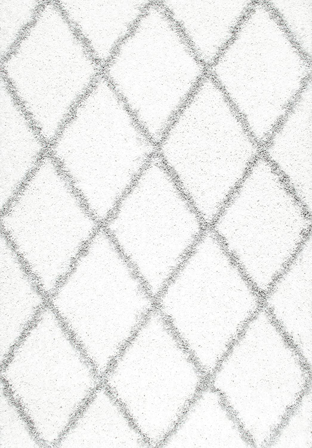 Rynx | nuLOOM Tess Cozy Soft & Plush Modern Accent Rug, 2' x 3', White