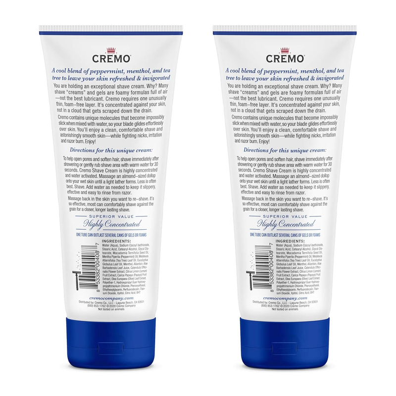Rynx | Cremo Barber Grade Cooling Shave Cream, Astonishingly Superior Ultra-Slick Shaving Cream