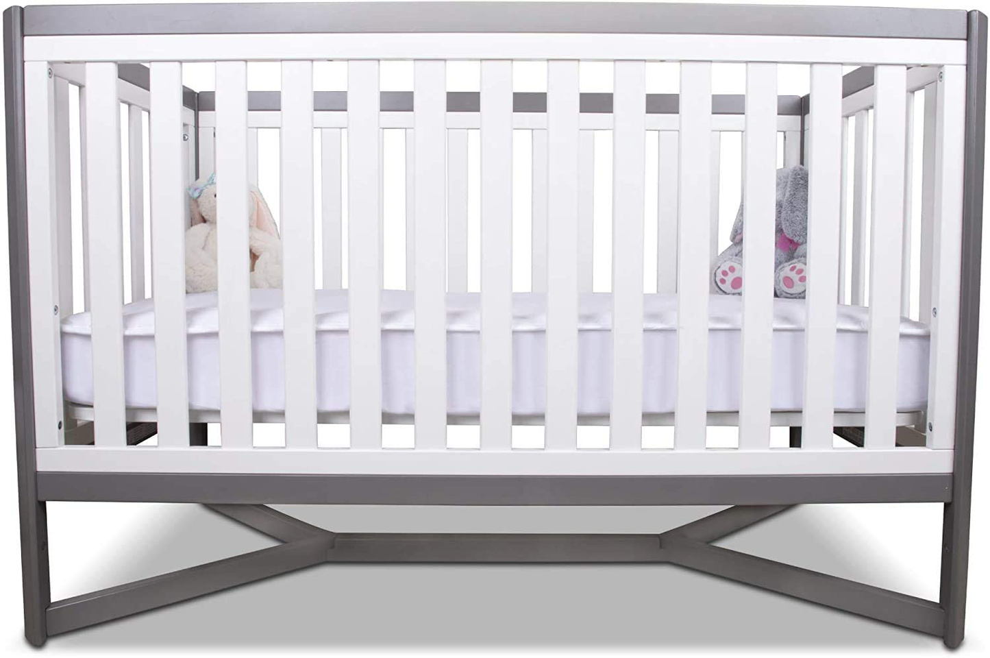 Rynx | MAXI Fitted Crib Down Alternative Mattress Pad - 100% Cotton, 300 Thread Count (Crib)