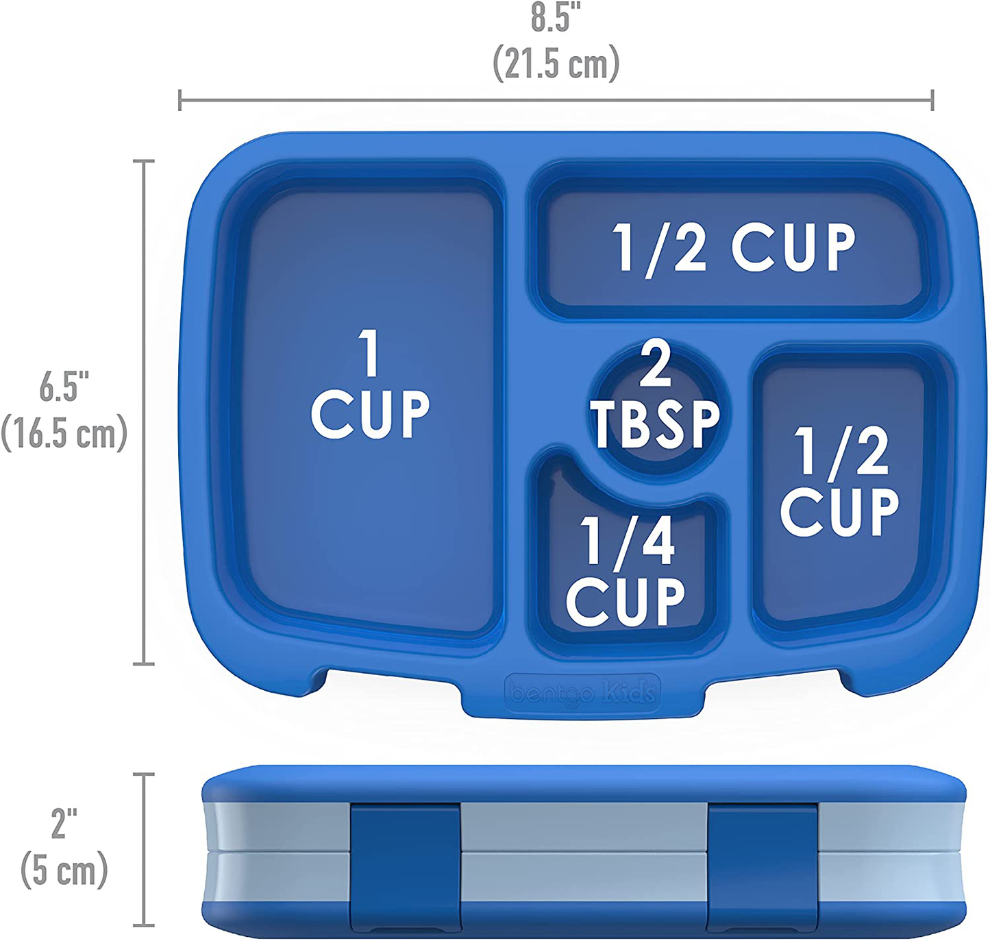 Rynx | Bentgo Kids Lunch Box - Leak-proof, 5-compartment Bento-style Lunch Box - Perfect Portion Sizes For 3 To 7 Years - BPA-free, Dishwasher Safe, Food-safe Materials (Green)