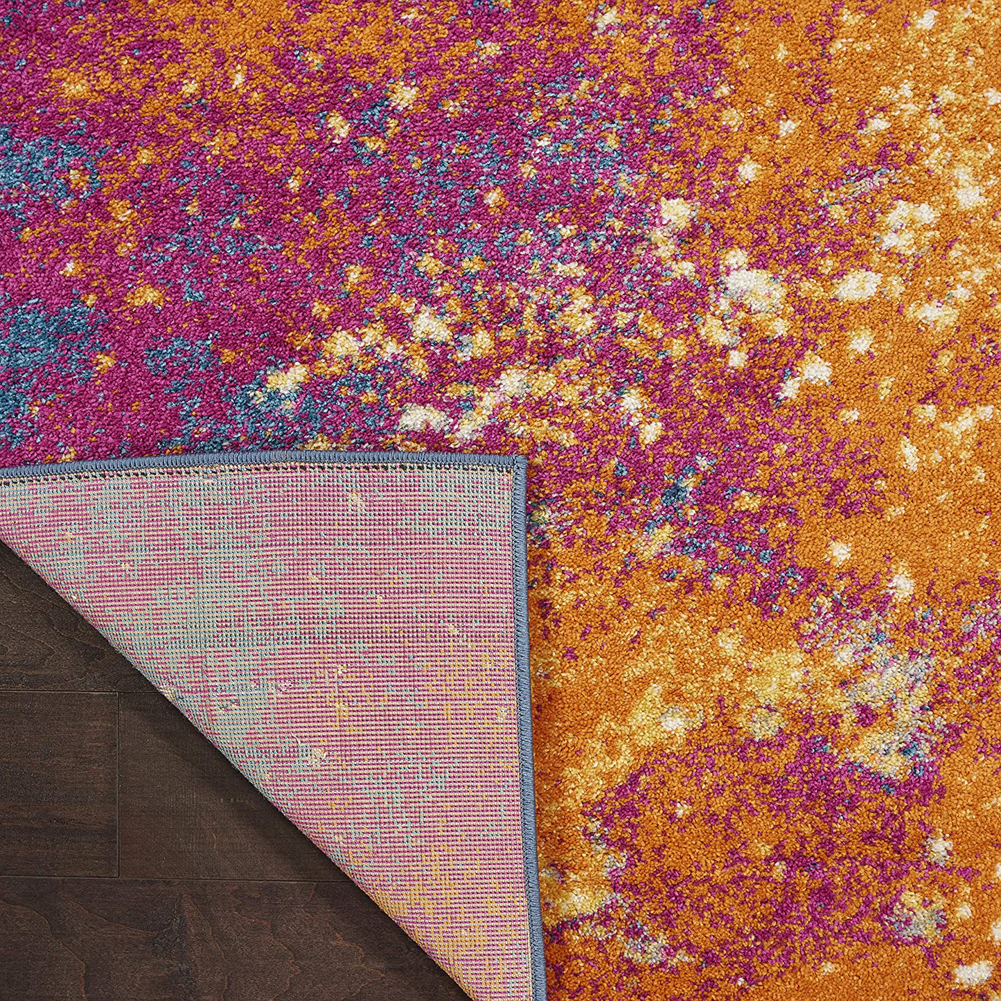 Rynx | Nourison Passion Bohemian Abstract Sunburst 1'10" x 6' Support rug, (6' Runner)
