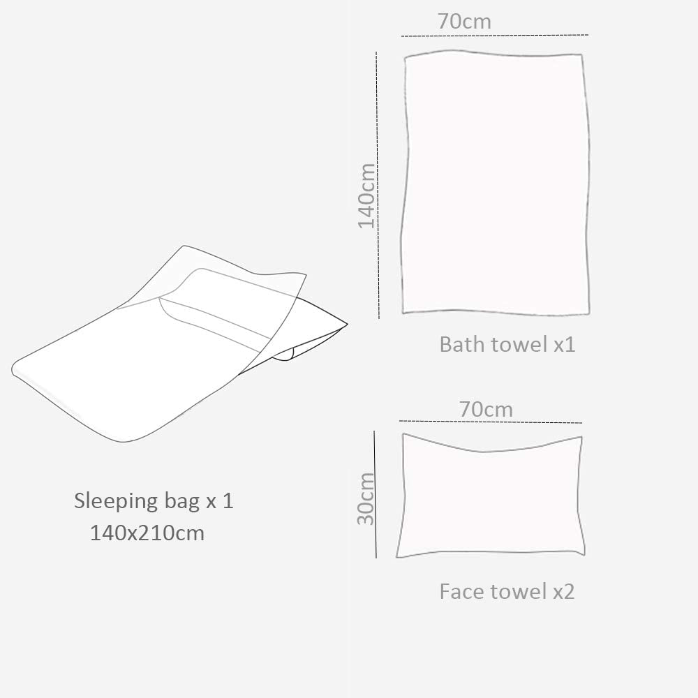 Rynx | Disposable Sleeping Bag Liner for Travel Hotel Business Trip Use Sleep Bag Portable and Breathable