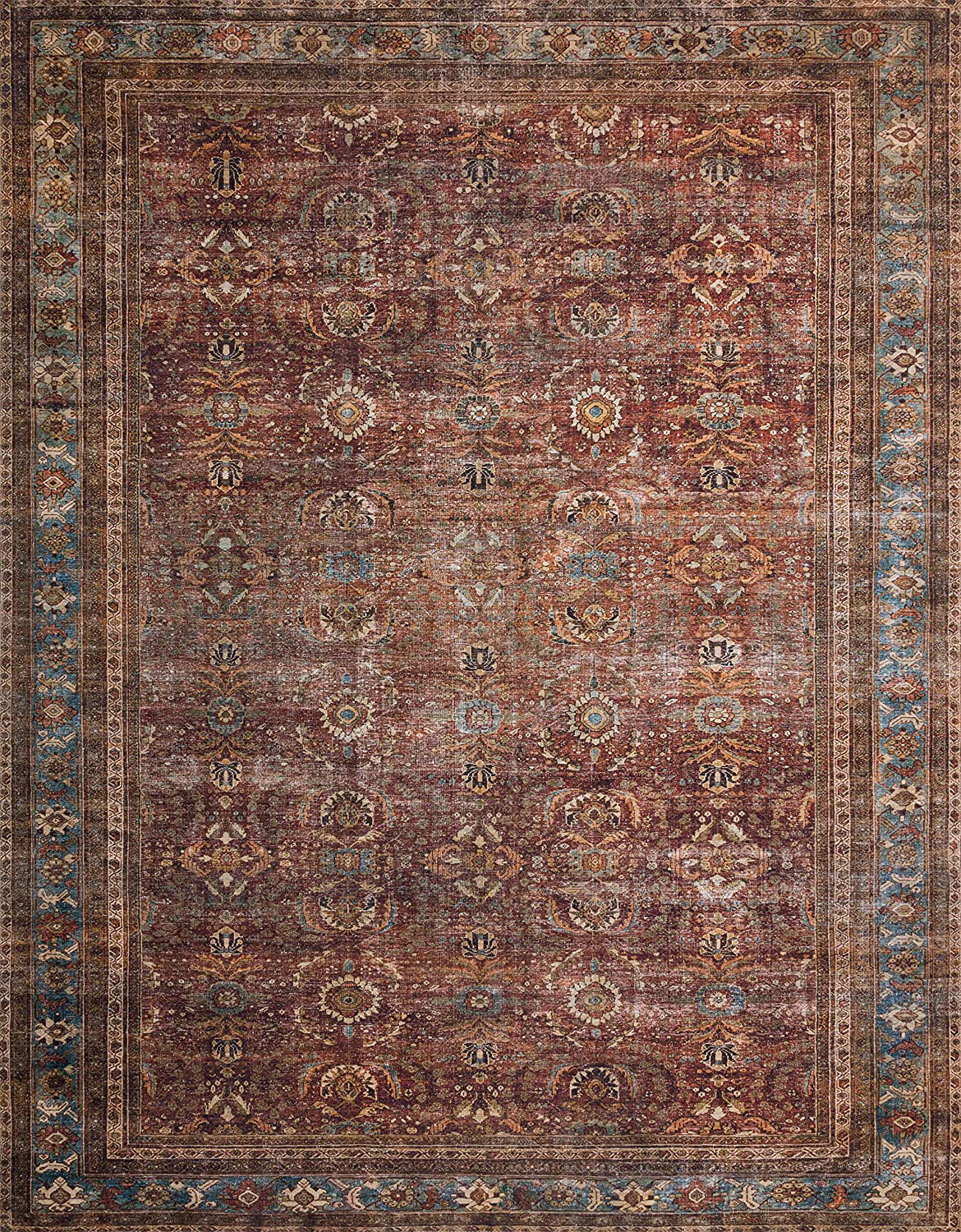 Rynx | Loloi II Layla LAY-13 Antique Traditional Runner Rug 2'-6" x 7'-6"