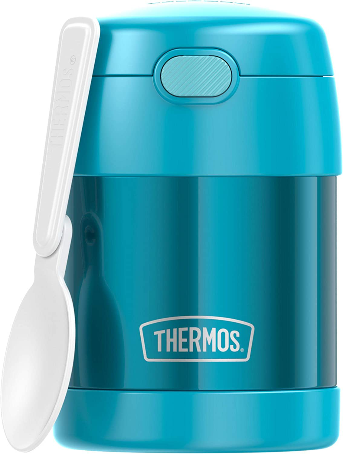 Rynx | THERMOS FUNTAINER 10 Ounce Stainless Steel Vacuum Insulated Children's Food Container with Collapsible Spoon, Navy Blue