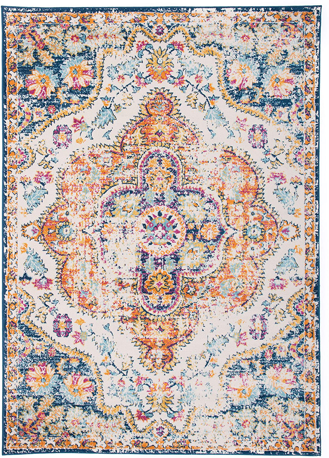 Rynx | Rugshop Vintage Distressed Bohemian Area Rug 2' x 3' Multi