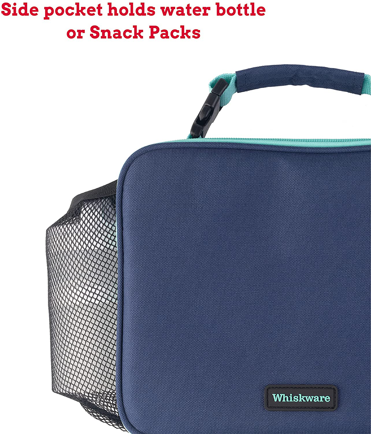 Rynx | Whiskware Insulated Soft Cooler Bag Lunch Box For School, Work And Travel, One Size, Black