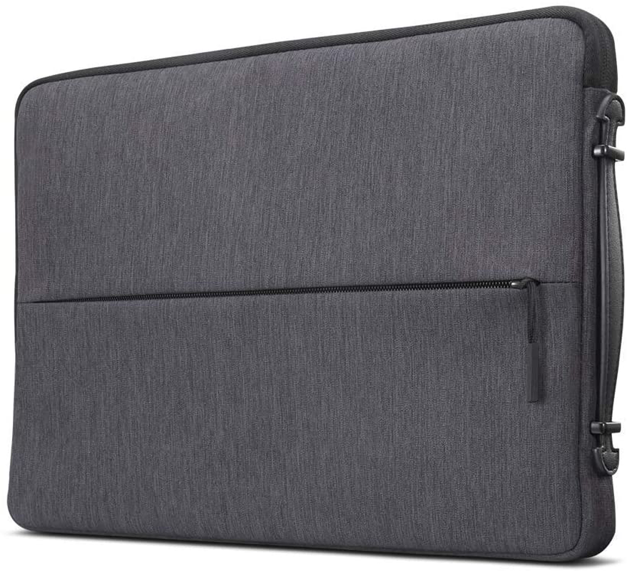 Rynx | Lenovo Urban Laptop Sleeve For 15.6" Notebook, Water-resistant, Soft Padded Compartment, Accessory Storage, Reinforced Rubber Corners, Extended Handle, Gx40z50942, Charcoal Gray