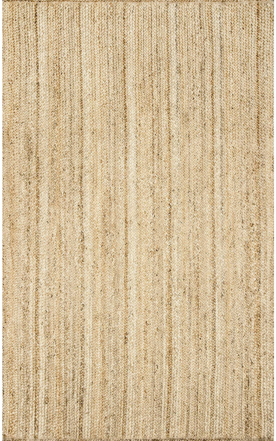 Rynx | Nuloom Rigo Handwoven Rustic Jute Runner Rug, 2' 6" X 6', Natural