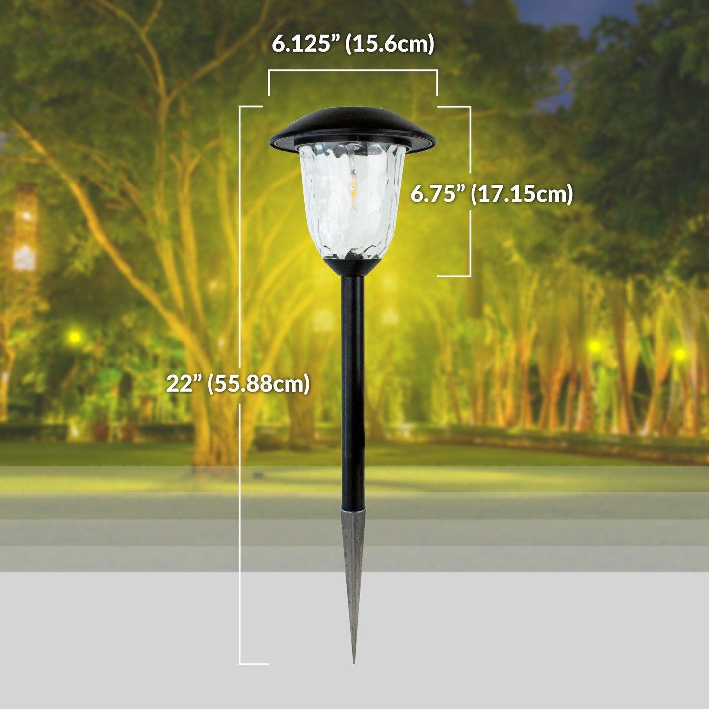 Rynx | Best Sunlight Solar Lamps 3000K LED Filament, 10X Brightness, Weather Resistant, 4-Pack, Black
