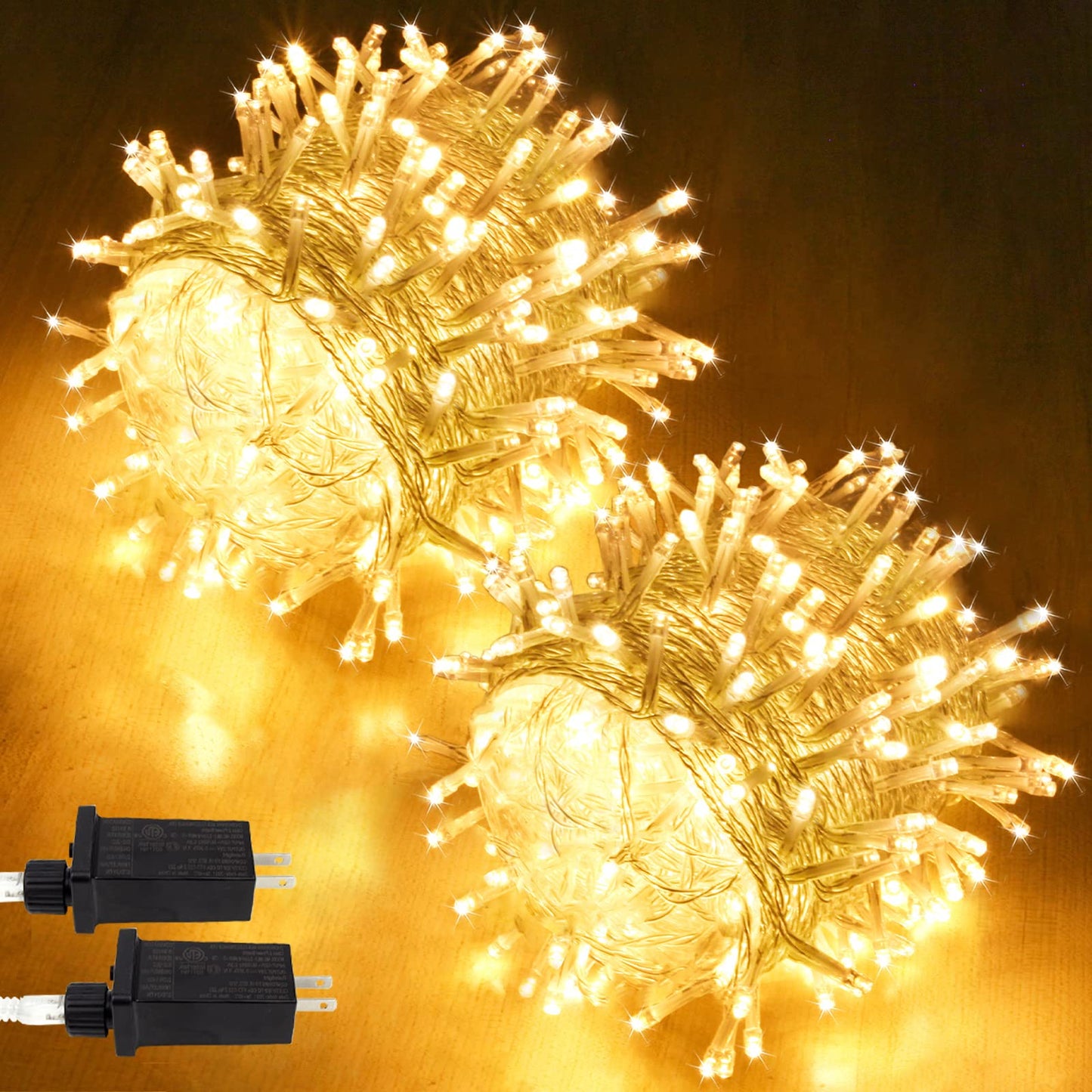 Rynx | Sanjichawhite Extra-Long 20M Light string Outdoor/Indoor, 200 Led Upgraded Super Strong Christmas lights, Waterproof 8 Modes Fairy lights For Garden Patio Party Wedding (Cool White)