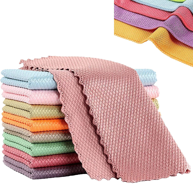 Rynx | Fish scale microfiber polishing cleaning cloth